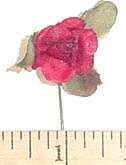 Ant Red Open Mini Silk Flowers Rose Bud Craft Wholesale  