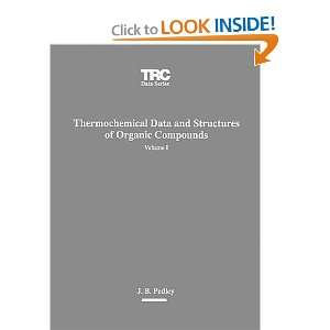 Thermochemical Data and Structures of Organic Compounds (Trc Data 