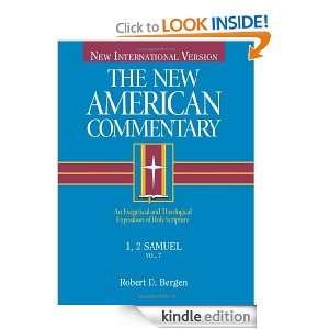 The New American Commentary Volume 7   1, 2 Samuel Robert D. Bergen 