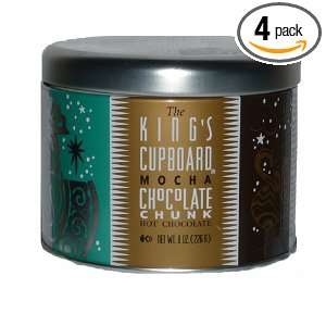 The Kings Cupboard Mocha Chocolate Chunk Hot Chocolate, 8 Ounce Cans 