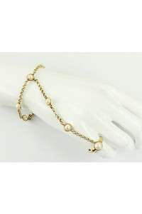 UNIQUE Vintage 14K gold slave gold bracelet  