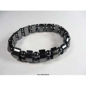  Hematite Metal Magnetic Therapy Bracelets HB020: Health 
