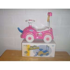  Childrens Push Car   Elephant Style   Pink Color Toys 