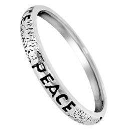Beautiful Sterling Silver 925 Plain Peace Ring Band  