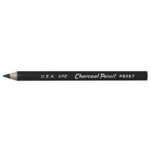  School Grade Charcoal Pencils, 4B Medium   Pack of 12 