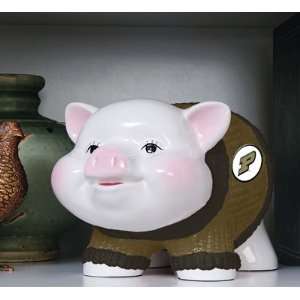    10 NCAA Purdue Boilermakers Ceramic Piggy Bank: Kitchen & Dining