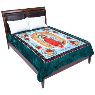   ™ Lady of Guadalupe Religious Blanket Bedspread Fits King Or Queen