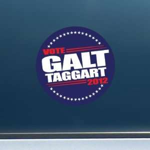  Vote John Galt Taggart 2012 Sticker 