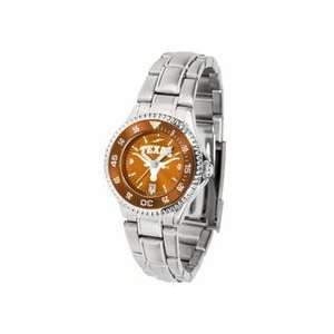  Texas Longhorns Competitor AnoChrome Ladies Watch with 