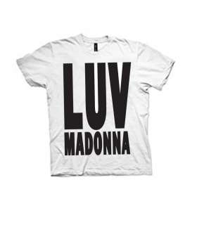 LUV madonna t shirt unisex neon foil text diff t shirts give me all 