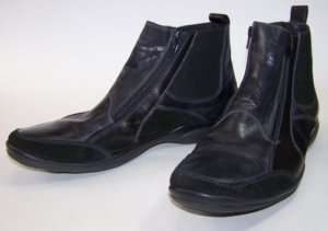 BACCO BUCCI Griffey Mens 13 D Black Anke Boots NWD  