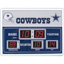 Dallas Cowboys Scoreboard Clock  Overstock