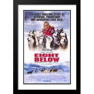  Eight Below 32x45 Framed and Double Matted Movie Poster 