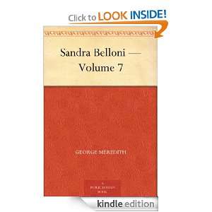 Sandra Belloni   Volume 7 George Meredith  Kindle Store