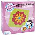 You Design It Latch Hook Flower Pillow Kit  