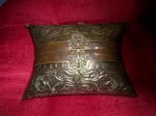   Hammered Brass & Copper Purse Handbag Steampunk Bohemian Vintage
