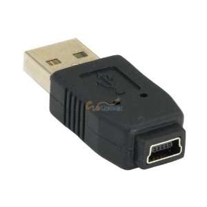  USB Type A Male to Mini B 5 pin Female Adapter 