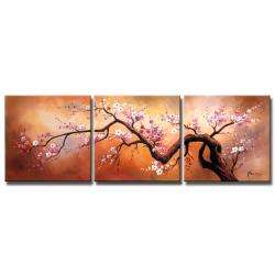   Blossom 310 3 piece Gallery wrapped Canvas Art Set  Overstock