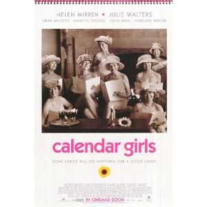  Calendar Girls Original Movie Poster Double Sided 27x40 