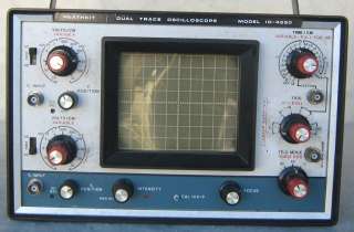 Heathkit 10 4550 Dual Trace Oscilloscope  