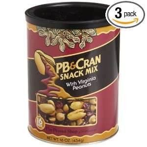 Peanut Shop of Williamsburg PB & Cran Snack Mix with Virginia Peanutes 