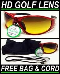 HD Sports Sunglasses Golf Lens Ultra Driving Vision  