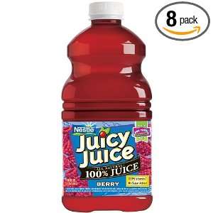 Juicy Juice Berry Juice, 64 Ounce Pet Bottles (Pack of 8)  
