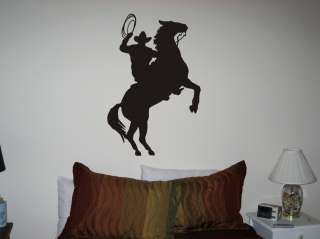 Cowboy Horse Western Vinyl wall art Decal Stickers  