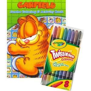  Garfield ® Coloring Book Set with Crayola Twistable 