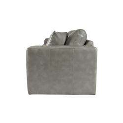 angeloHOME Angelo Vintage Dove Grey Renu Leather Sofa  