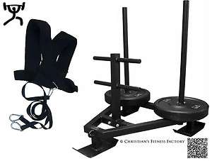 CFF Heavy Duty Prowler w/harness Hi/Lo Push/Pull Weighted Sled 