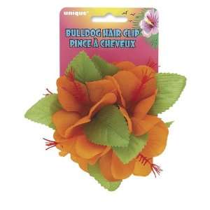  Orange Flower Hair Clip Toys & Games
