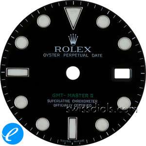 Rolex GMT Master II Black Maxi Marker Dial   New Style  