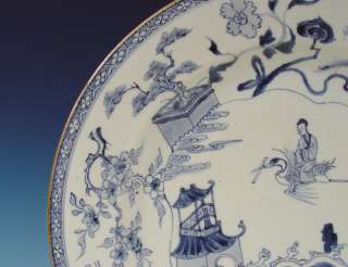   Chinese Porcelain Charger Flying Lady 18th C. Kangxi 16 Inch!  