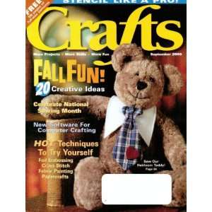  Crafts Magazine   September 2000 Editor in Chief Miriam 