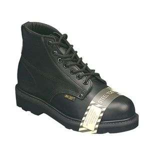 AdTec Mens 6 Inch Work Boots, Black Color, D, EE & EEE Width, 1400 