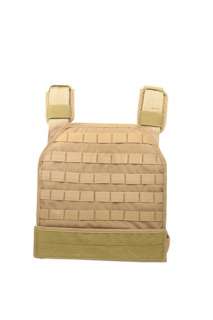 Diamond Tactical MOLLE Airosft Plate Carrier Modular Vest   Coyote 