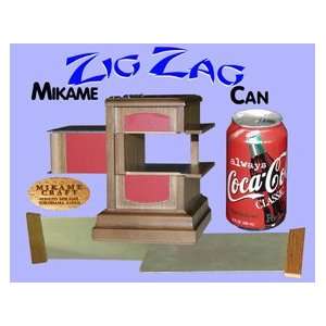  Zig Zag Can   Wood, MIKAME   Parlor Magic trick Toys 