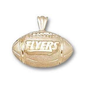  Dayton Flyers 10K Gold FLYERS Football Pendant: Sports 