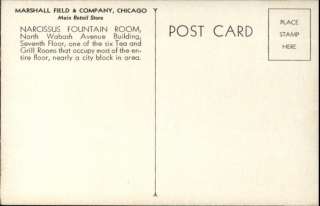 CHICAGO IL Marshall Field & Co Interior Old Postcard  