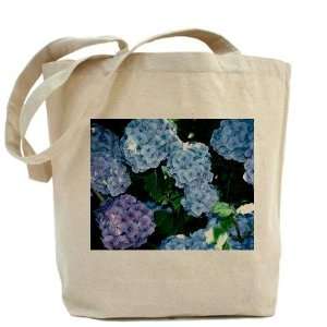 Blue Hydrangea Art Tote Bag by 