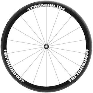 Bike Rim Decal Sticker Kit for Complete Wheelset  