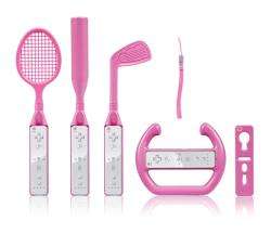 The Small 6 in 1 Sports Pack for Nintendo Wii in Pink  