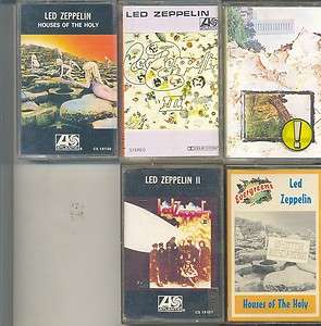   CASSETTE TAPES LED ZEPPELIN HOUSES OF THE HOLY/IV/III/II ALBUM No.99