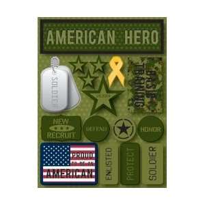   Dimensional Die Cut Stickers   American Hero Arts, Crafts & Sewing