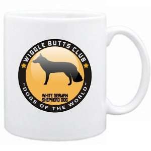  New  White German Shepherd Dog   Wiggle Butts Club  Mug 