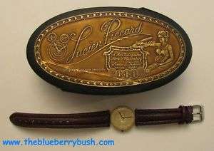 Vintage Lucien Piccard $10 Gold Coin Wristwatch w/ Box  