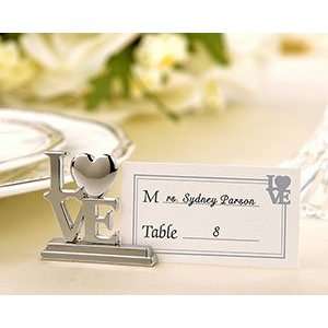  LOVE Place Card Holder/Photo Holder with Matching Place 