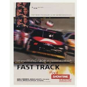  1997 Fast Track TV Series Premiere Showtime Print Ad 