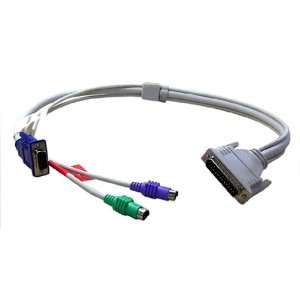  13ft KVM computer Cable for PS2 Keyboard/monitor/mouse 